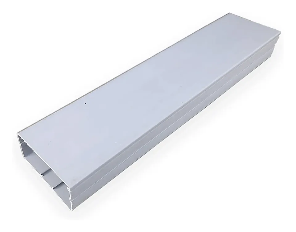 100mm groove outdoor fiber channel on a plain background
