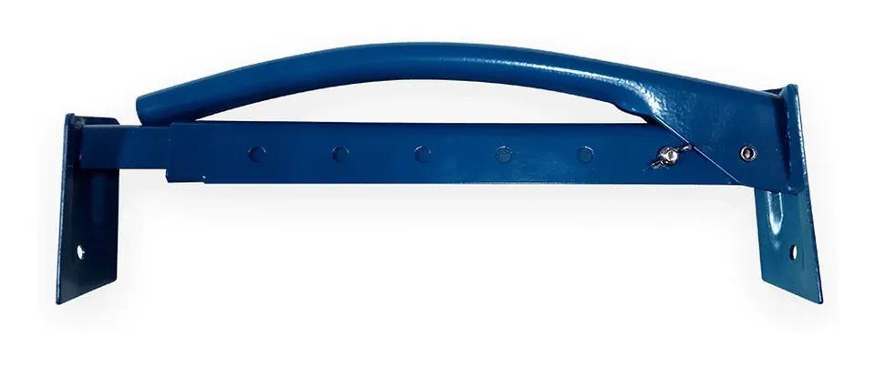 Brick tongs on a plain background