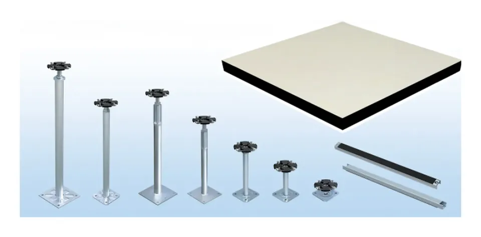 Calcium Sulphate Anti-Static Raised Floor on a plain background