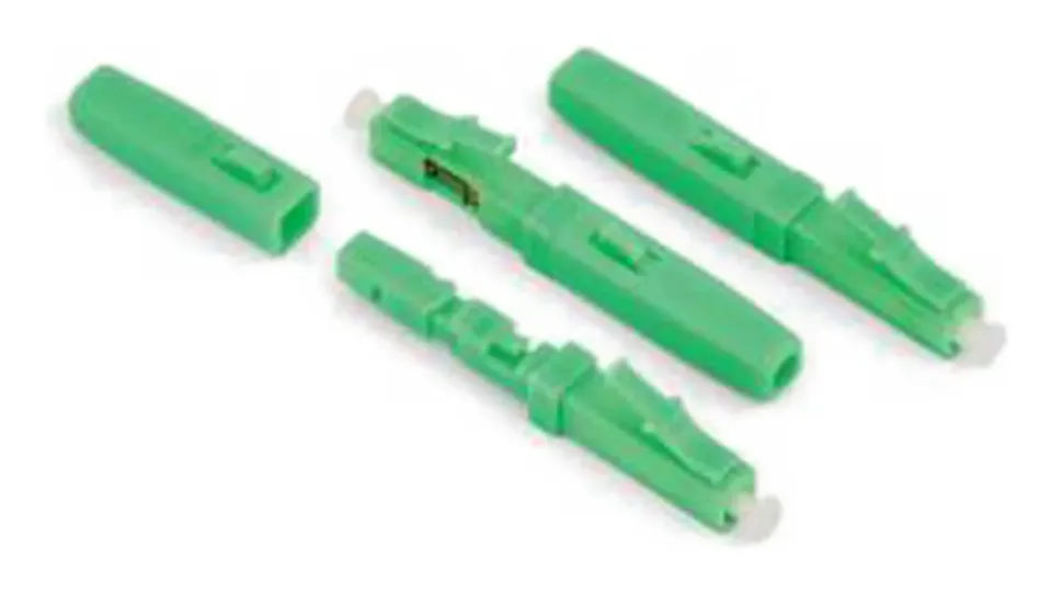 Field-assembly connector on a plain background
