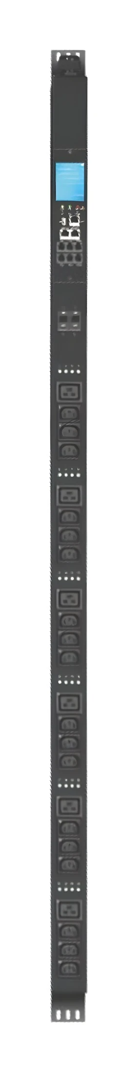 PDU 32A · 18 C13 + 6 C19 · switched on a plain background