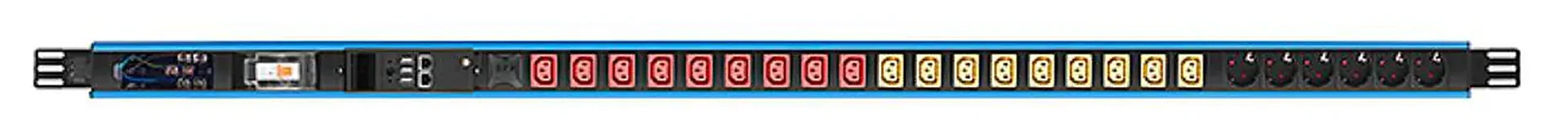 PDU 1U · 3-phase 380-415 V on a plain background